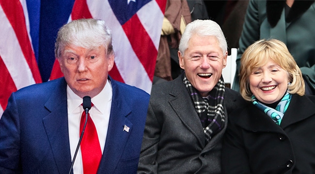 trump-clintons