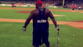 Vince Wilfork Busted Out His Famous Overalls At J.J. Watt’s Celebrity Softball Game