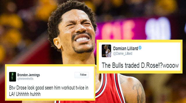 derrick rose twitter reactions