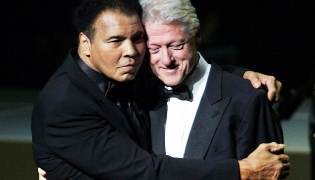 US-MUHAMMAD ALI CENTER-GALA-ALI-CLINTON