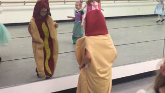 The Girl Who Wore A Hot Dog Costume On Princess Day Is A Freaking Hero