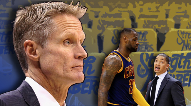 steve kerr, lebron james, tyronn lue