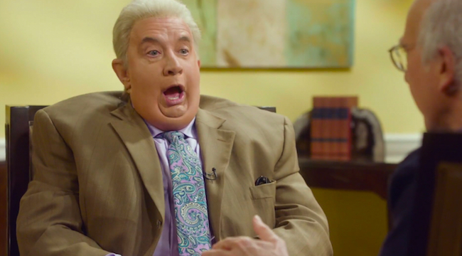 Larry David And Jiminy Glick Had A Lovely Chat On 'Maya & Marty'