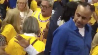 This Fan Left Dell Curry Hanging On The Dap, Then Dabbed In His Face After Game 7