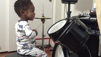 This Tyke On Drums Is As Talented As He Is Cute