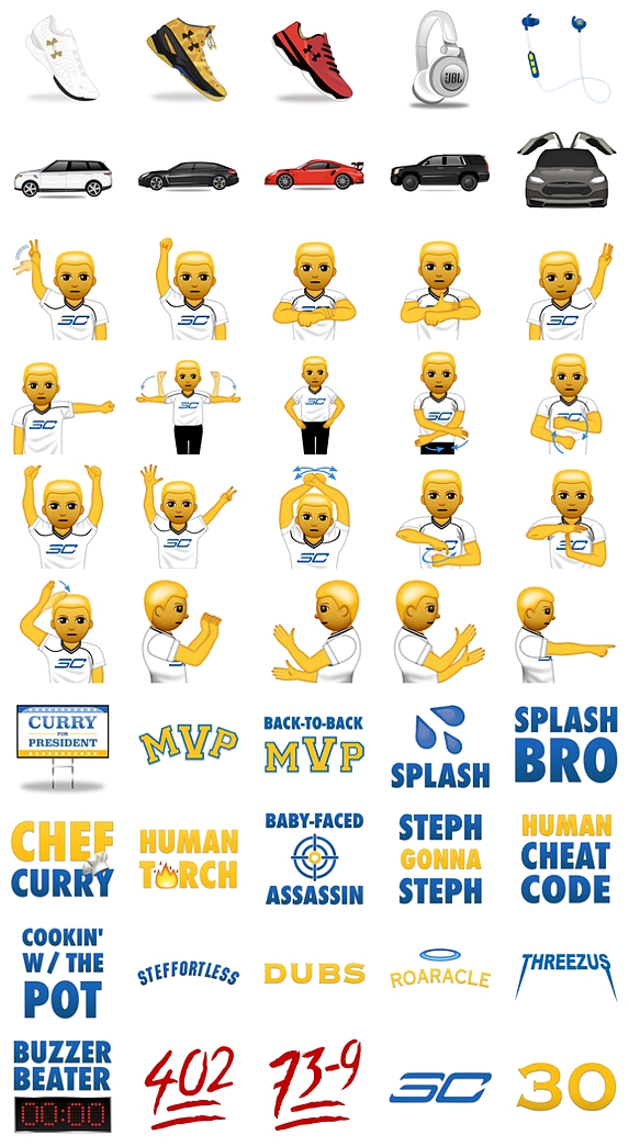 Steph Curry Created His Own Emoji App And It's Kind Of Awesome