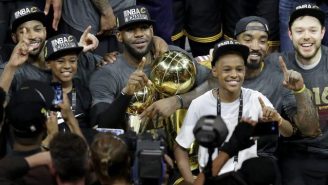 LeBron’s 11-Year-Old Son Reportedly Has Standing Scholarship Offers From Kentucky And Duke