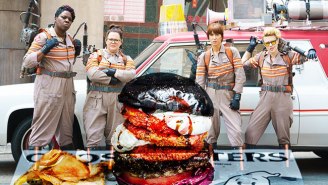 This Japanese ‘Ghostbusters’ Burger Looks Like Pure Insanity, But Also Pretty Tasty
