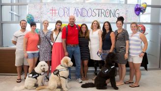 A Group Of Boston Bombing Survivors Paid An Uplifting Visit To Orlando Survivors