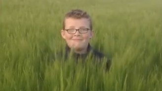 This Kid Made The Mistake Of Venturing Into The Tall Grass And Got Ambushed By The Cutest Thing Ever