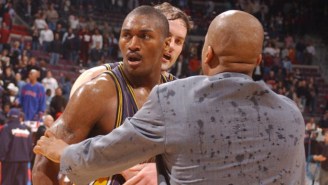 Metta World Peace Allegedly ‘Speaks Daily’ To The ‘Malice At The Palace’ Cup Thrower
