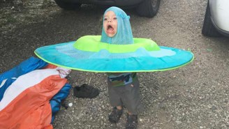 This Kid Stuck In A Swimming Pool Floatie Is The Meme The Internet Needs Right Now