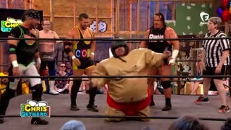 Jon Hamm Wrestled Colt Cabana, X-Pac And Rhyno In One Of The Strangest Matches Ever