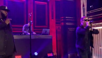 Run The Jewels And DJ Shadow Played A Blistering Version Of ‘Nobody Speak’ On ‘The Tonight Show’