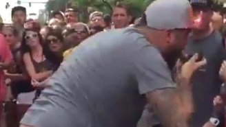 A Celebrating Cavs Fan Appears To Be Eating Horse Crap In This Revolting Video
