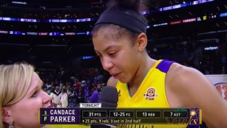 Candace Parker Breaks Down In Tears In A Postgame Interview About Pat Summitt