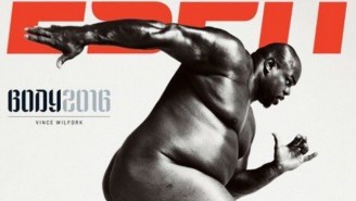 Behold The Naked Glory Of Vince Wilfork’s 325-Pound ESPN ‘Body Issue’ Cover Shoot