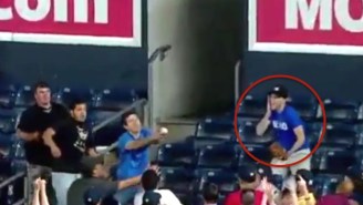 The Infamous Fan Who Has Caught Over 9,000 Baseballs Got Drilled In The Face By A Home Run