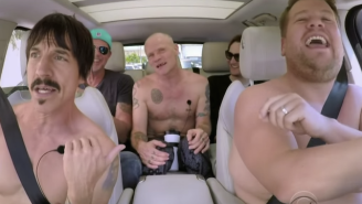 Red Hot Chili Peppers Get Naked for Carpool Karaoke
