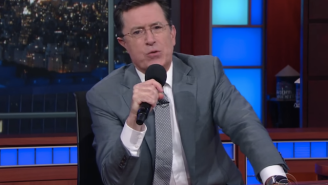 Stephen Colbert takes the gloves off on gun control