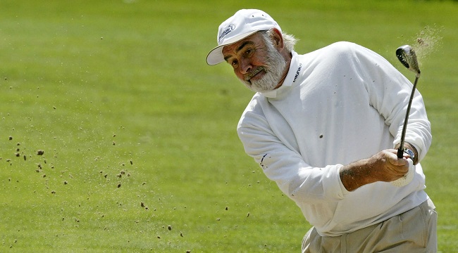 sean connery golf the rock