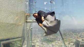 You Can Now Try Los Angeles’ 1,000 Foot Glass Skyslide For Yourself