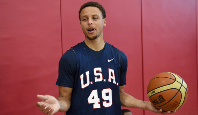 steph curry usa basketball