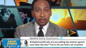 Ayesha Curry Fires Back At Stephen A. Smith After He Compares Her To LeBron James’ Wife