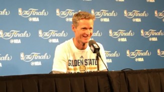 Steve Kerr Went Out Of His Way To Take A Shot At The Cavaliers Scoreboard