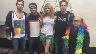 The Gang From ‘It’s Always Sunny In Philadelphia’ Marched In The LA Pride Parade