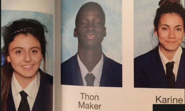 Thon Maker, a rookie player on the Milwaukee Bucks basketball team, age 19  Stock Photo - Alamy