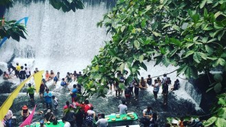 This Restaurant At The Bottom Of A Waterfall May Be The Coolest Dining Experience Ever