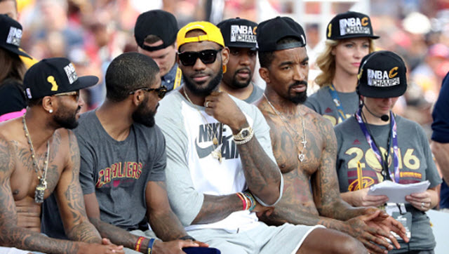LeBron James and J.R. Smith