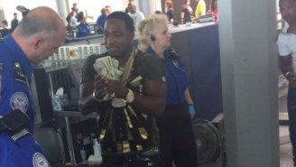 Adrien Broner Tried To Act Like Money Mayweather, But TSA Wasn’t Having It
