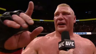 ‘White Boy’ Brock Lesnar Had A Message Of Unity For All Nationalities After His UFC 200 Victory