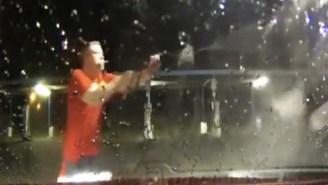 Watch Carjackers Try To Jump A Guy At A Car Wash And Get A Hose To The Face For Their Troubles