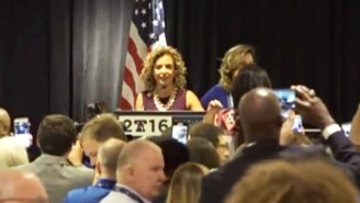 Watch Debbie Wasserman Schultz Get Booed Off The Stage By Florida DNC Delegates