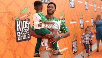 Derrick Rose And His Son P.J. Wore The Same Awesome Shirts To An Awards Show