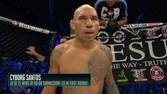 Cyborg Santos Is Going To Do Something Really Wonderful With The Unwanted GoFundMe Money From His Injury
