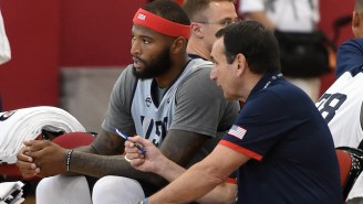 Coach K Loves That DeMarcus Cousins Is In Such Incredible Shape For Team USA