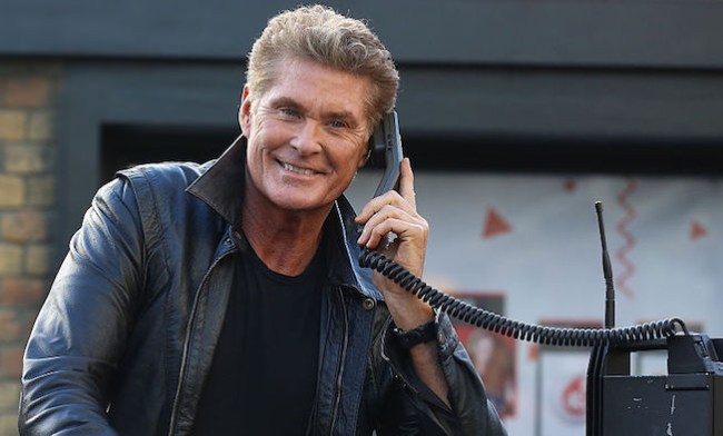 David Hasselhoff & KITT Launch Vodafone's 1984G Street