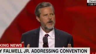 Jerry Falwell Jr. Dropped A Silly ‘Yo Mama’ Joke At The Republican National Convention