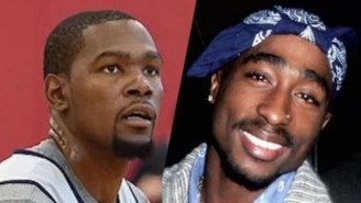Kevin Durant’s New Leg Tattoo Of Tupac Shakur Is Strikingly Large