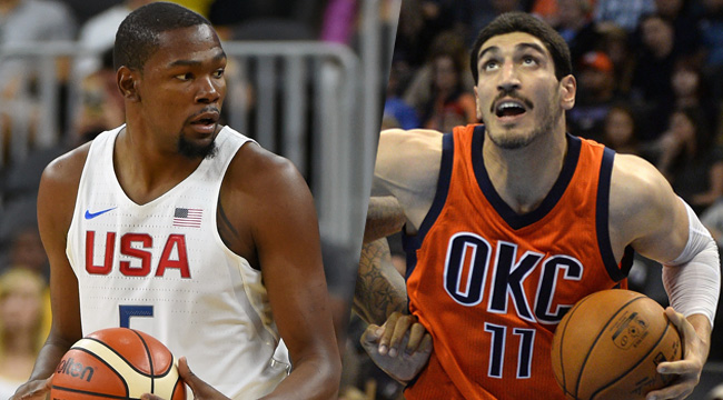 kevin durant enes kanter