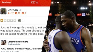 Thunder Fans Take Dead Aim At Kevin Durant With These Nasty Yelp Reviews Of His Restaurant