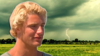 This Lucky Teen Was Almost Struck By Lightning While He Was Filming A Thunderstorm