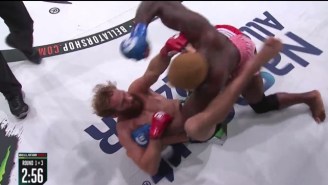 Melvin Guillard Absolutely Demolished His Opponent With A Flurry Of Disgusting Elbows At Bellator 159