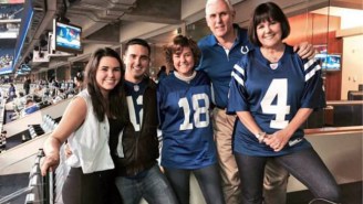 People Are Losing Their Minds Over This Spooky Photo Of Mike Pence And His Family At Chili’s