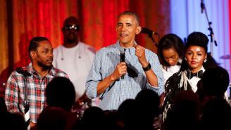 Watch President Obama, Kendrick Lamar And Janelle Monae Sing ‘Happy Birthday’ To Malia Obama