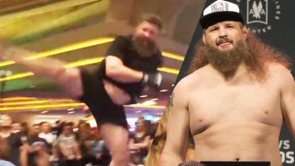 Roy Nelson Delivers Jumping, Spinning Kicks Like Only ‘Big Country’ Can